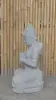 Product image 4 of the product “Seated Dewi Sri, position chakra turning the wheel, 76 cm high riverstone grey, modell with sativa ”